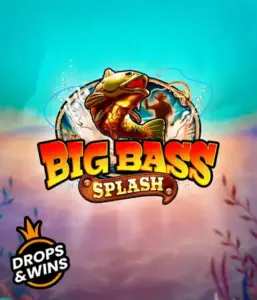 Explore the exciting adventure of the Big Bass Splash game by Pragmatic Play, highlighting a dynamic fish jumping out of water. This graphic portrays the heart of fishing with striking visuals and energetic text. Ideal for fishing enthusiasts, delivering a captivating gaming experience. 