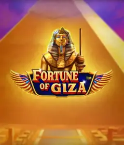 Explore the ancient world of Fortune of Giza slot by Pragmatic Play, highlighting a majestic depiction of a Pharaoh before the iconic pyramid backdrop. This image portrays the glory of Egyptian heritage, ideal for history buffs, providing a fascinating escape.