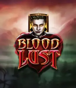 ELK Studios' Blood Lust slot displayed with its enigmatic vampire theme, including high-quality symbols of vampires and mystical elements. The visual emphasizes the slot's enthralling atmosphere, alongside its unique 5-reel and 99-payline structure, making it an enticing choice for those drawn to the vampire genre.